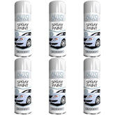 6X Auto Extreme Paint Silver Spray Paint 250ml Spray Paint